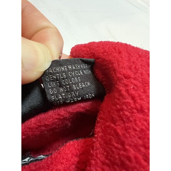 DKNY Spellout Sweater Quarter Zip Pullover | Red | Womens‎ Size Small - Picture 8 of 14